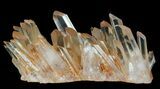 Tangerine Quartz Crystal Cluster - Madagascar #58871-1